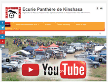 Tablet Screenshot of pantherecongo.com